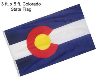3 ft. x 5 ft. Colorado State Flag