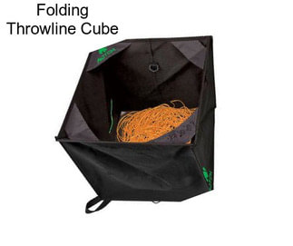 Folding Throwline Cube