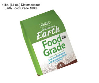 4 lbs. (64 oz.) Diatomaceous Earth Food Grade 100%