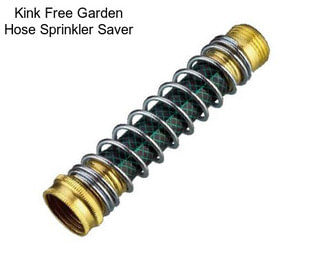 Kink Free Garden Hose Sprinkler Saver