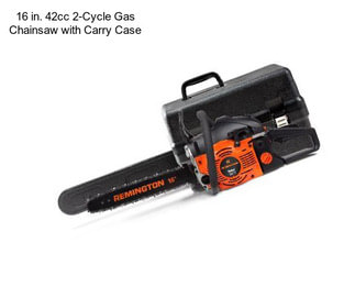 16 in. 42cc 2-Cycle Gas Chainsaw with Carry Case