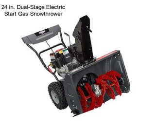 24 in. Dual-Stage Electric Start Gas Snowthrower