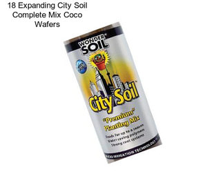 18 Expanding City Soil Complete Mix Coco Wafers