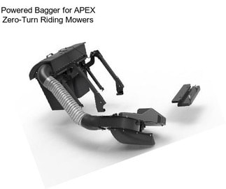 Powered Bagger for APEX Zero-Turn Riding Mowers