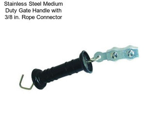 Stainless Steel Medium Duty Gate Handle with 3/8 in. Rope Connector