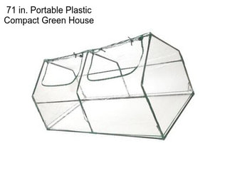 71 in. Portable Plastic Compact Green House