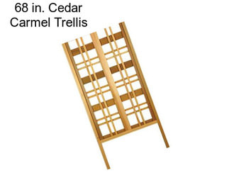 68 in. Cedar Carmel Trellis