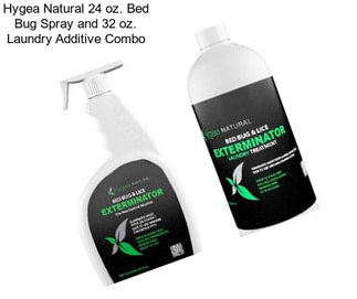 Hygea Natural 24 oz. Bed Bug Spray and 32 oz. Laundry Additive Combo