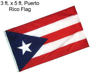 3 ft. x 5 ft. Puerto Rico Flag