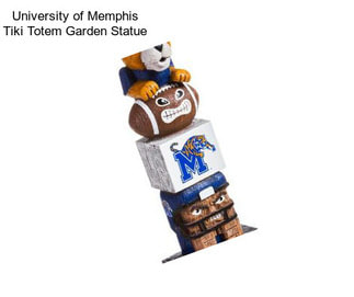 University of Memphis Tiki Totem Garden Statue