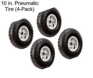 10 in. Pneumatic Tire (4-Pack)