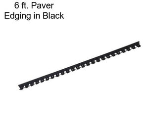 6 ft. Paver Edging in Black