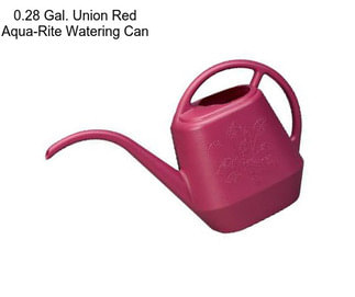 0.28 Gal. Union Red Aqua-Rite Watering Can