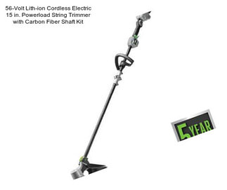 56-Volt Lith-ion Cordless Electric 15 in. Powerload String Trimmer with Carbon Fiber Shaft Kit