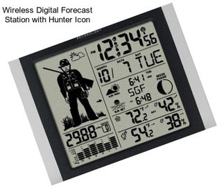 Wireless Digital Forecast Station with Hunter Icon