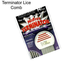 Terminator Lice Comb