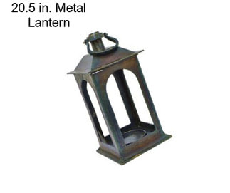 20.5 in. Metal Lantern