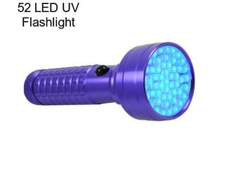 52 LED UV Flashlight