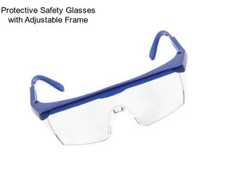 Protective Safety Glasses with Adjustable Frame