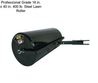 Professional Grade 18 in. x 40 in. 400 lb. Steel Lawn Roller