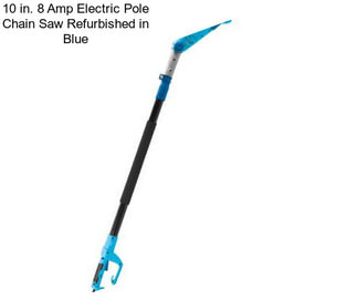 10 in. 8 Amp Electric Pole Chain Saw Refurbished in Blue