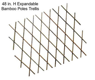 48 in. H Expandable Bamboo Poles Trellis