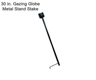 30 in. Gazing Globe Metal Stand Stake