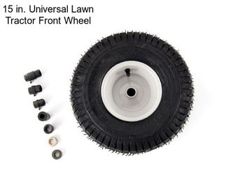 15 in. Universal Lawn Tractor Front Wheel