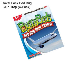 Travel Pack Bed Bug Glue Trap (4-Pack)