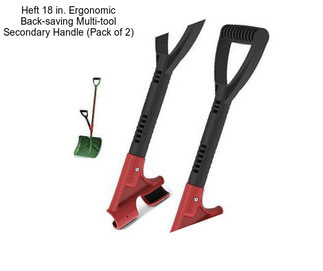 Heft 18 in. Ergonomic Back-saving Multi-tool Secondary Handle (Pack of 2)
