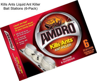 Kills Ants Liquid Ant Killer Bait Stations (6-Pack)