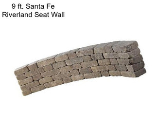 9 ft. Santa Fe Riverland Seat Wall