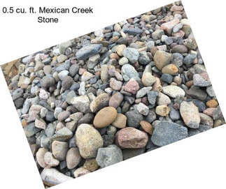 0.5 cu. ft. Mexican Creek Stone