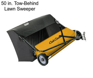 50 in. Tow-Behind Lawn Sweeper