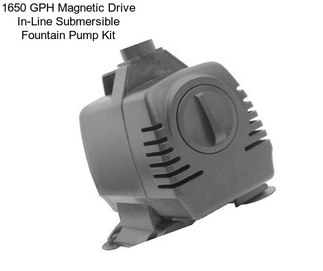 1650 GPH Magnetic Drive In-Line Submersible Fountain Pump Kit