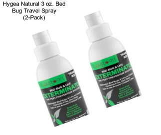 Hygea Natural 3 oz. Bed Bug Travel Spray (2-Pack)