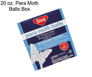 20 oz. Para Moth Balls Box