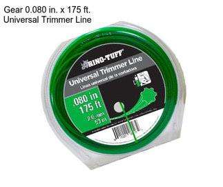 Gear 0.080 in. x 175 ft. Universal Trimmer Line