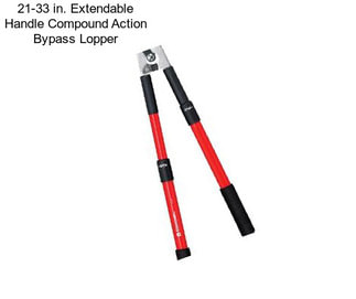 21-33 in. Extendable Handle Compound Action Bypass Lopper