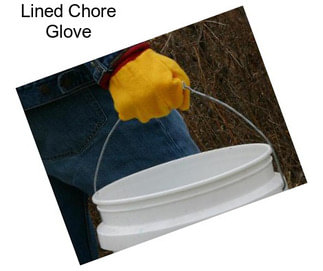 Lined Chore Glove