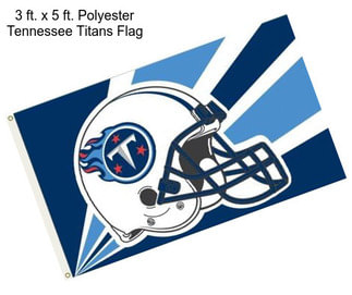 3 ft. x 5 ft. Polyester Tennessee Titans Flag