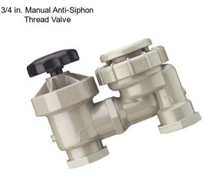 3/4 in. Manual Anti-Siphon Thread Valve