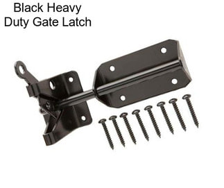 Black Heavy Duty Gate Latch