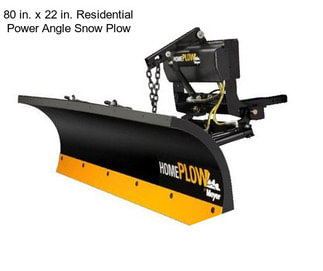 80 in. x 22 in. Residential Power Angle Snow Plow