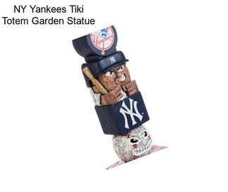 NY Yankees Tiki Totem Garden Statue