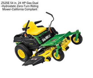 Z525E 54 in. 24 HP Gas Dual -Hydrostatic Zero-Turn Riding Mower-California Compliant