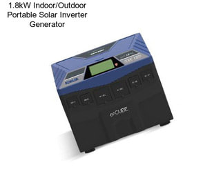 1.8kW Indoor/Outdoor Portable Solar Inverter Generator