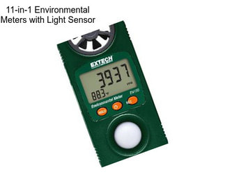 11-in-1 Environmental Meters with Light Sensor