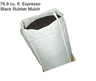 76.9 cu. ft. Espresso Black Rubber Mulch