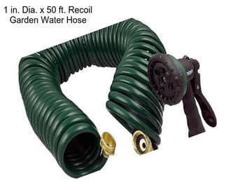 1 in. Dia. x 50 ft. Recoil Garden Water Hose